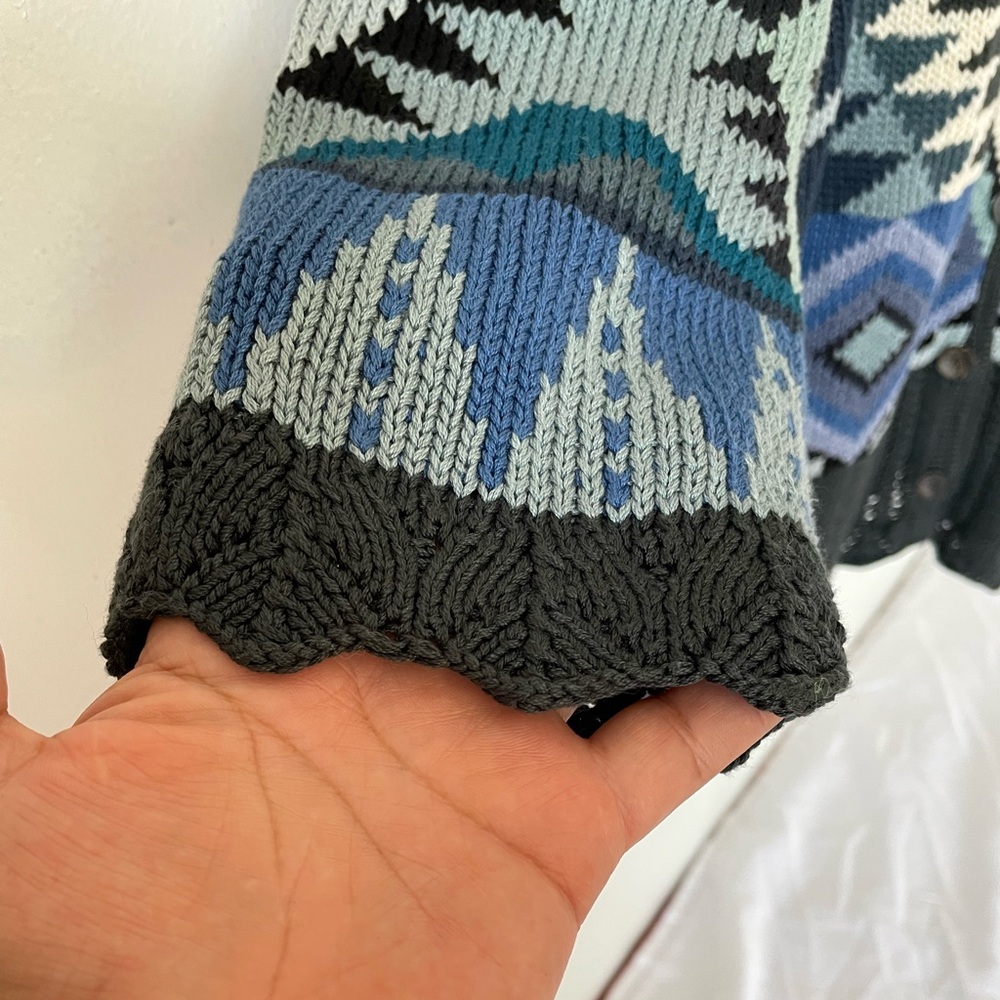 Peruvian Connection Geometric Multicolor 100% Pim… - image 2